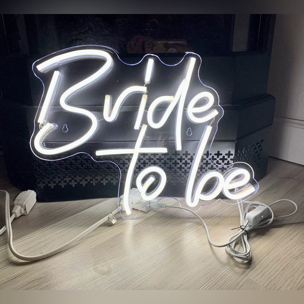 Bride to Be Neon Sign wedding sign bachelorette engaged bridesmaid bridal shower